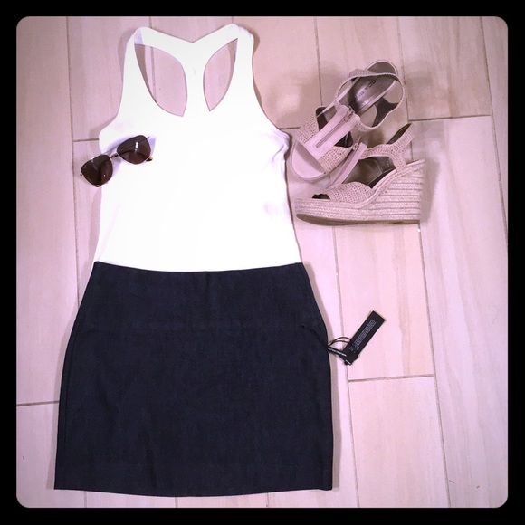 Express Dresses & Skirts - Express denim mini skirt